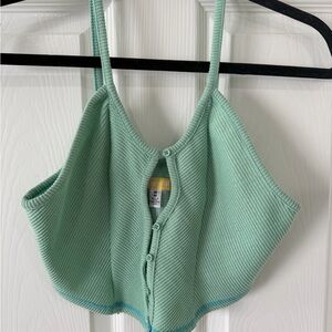 Urban Outfitters Ribbed Cropped Tank